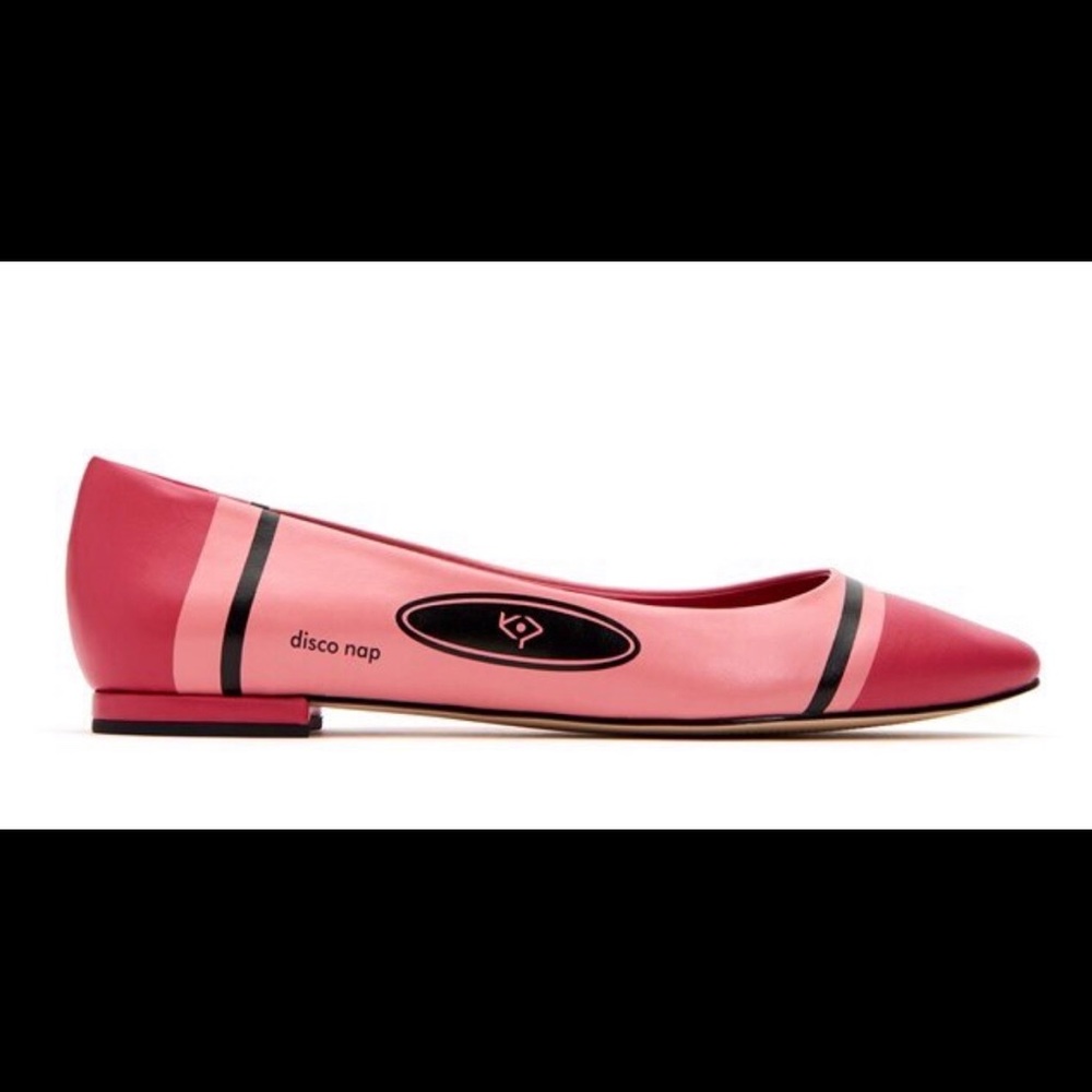 Katy Perry 7.5 Crayon Flats (Red)